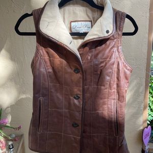 Leather Lined Vest